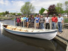 Great Lakes Boat Building School whaleboat